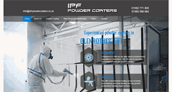 Desktop Screenshot of ipf-powdercoaters.co.uk
